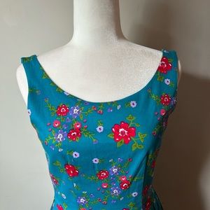 VTG Lindy Bop Floral A-Line Dress Size XS